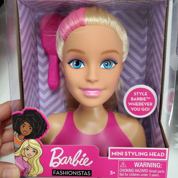 Barbie Other - NEW Mini barbie styling head